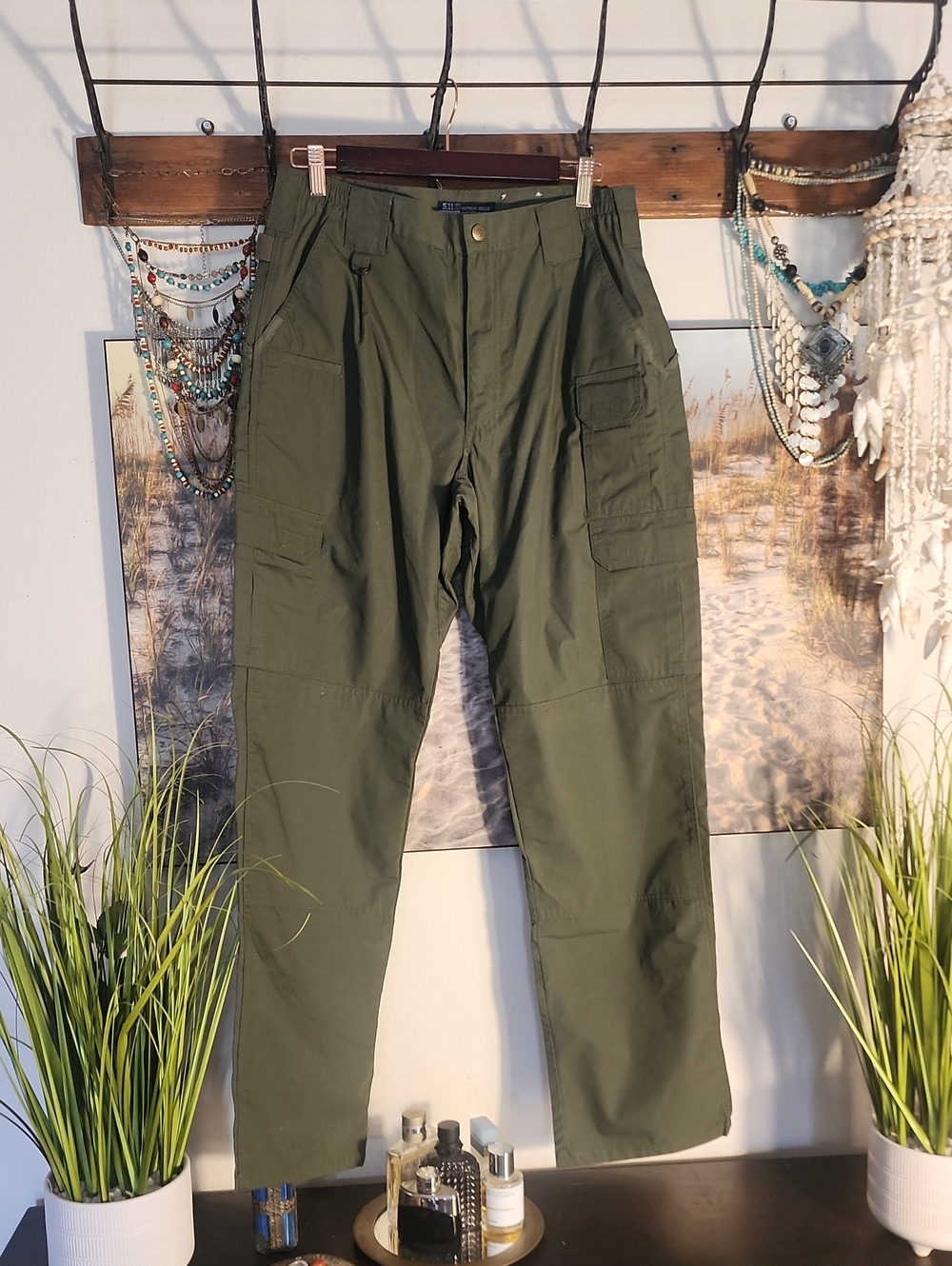 5.11 Tactical Olive Cargo Pants - Picture 1 of 8